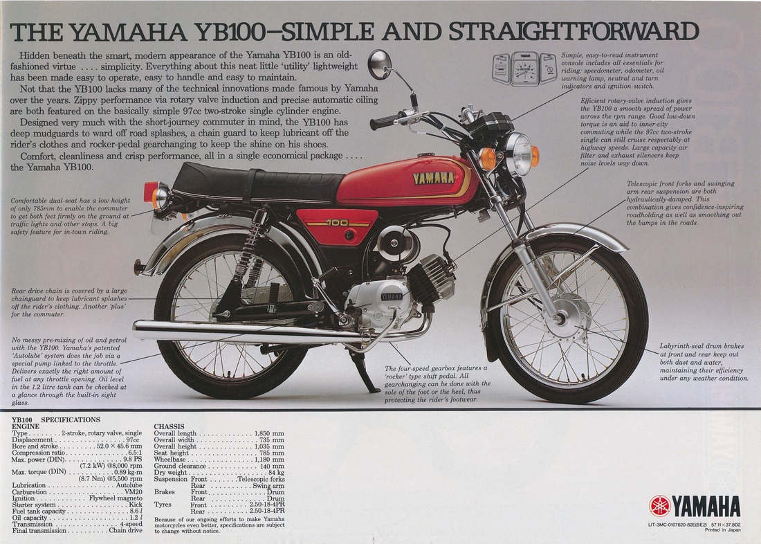IGNITION SWITCH YAMAHA YB 100 YB100 1977-1982